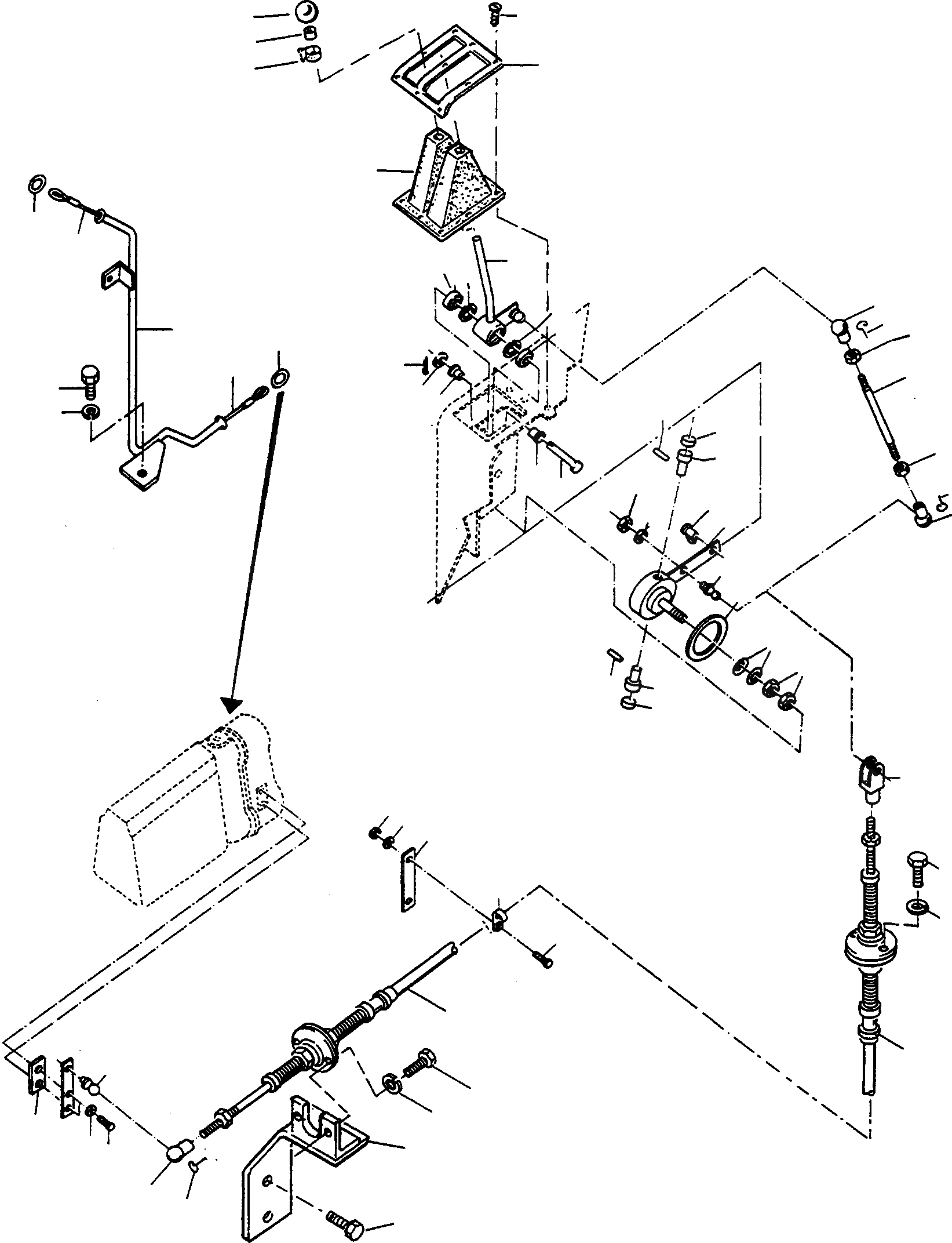 Схема запчастей Komatsu D700D Super - УПРАВЛ-Е ДВИГАТЕЛЕМ ДВИГАТЕЛЬ, АКСЕССУАРЫ И ЭЛЕКТРИЧ. СИСТЕМА