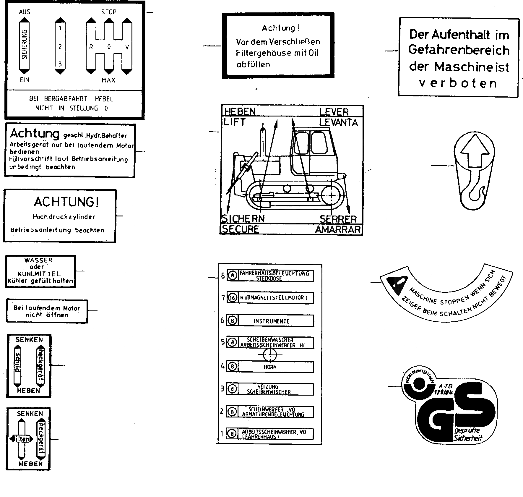 Схема запчастей Komatsu D700D Super - ТАБЛИЧКИS, ПОРТУГАЛ. ШАССИ И SUPERSTRUCTURE