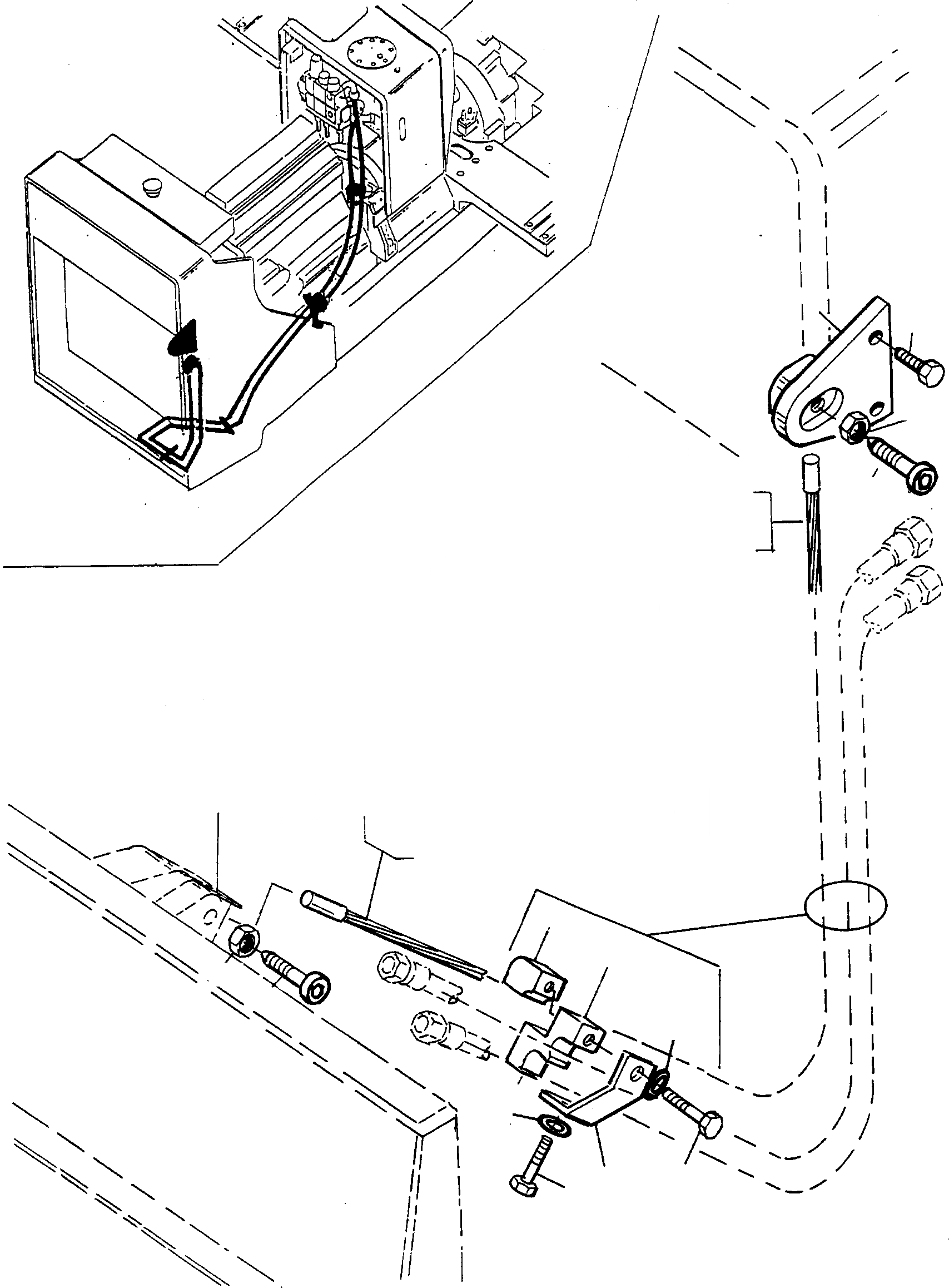 Схема запчастей Komatsu D700D Super - SPRING ЧАСТИ КОРПУСА, НАКЛОН. ОТВАЛ ГИДРАВЛИКА