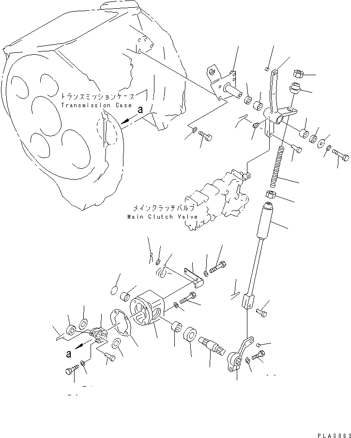 Схема запчастей Komatsu D70LE-12 - ТРАНСМИССИЯ (INERTIA УПРАВЛ-Е ТОРМОЗОМ) СИЛОВАЯ ПЕРЕДАЧА И КОНЕЧНАЯ ПЕРЕДАЧА