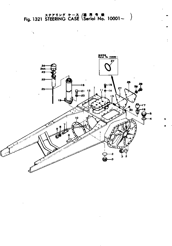 Схема запчастей Komatsu D80A-12 - РУЛЕВ. УПРАВЛЕНИЕ КОРПУС КОНЕЧНАЯ ПЕРЕДАЧА И СИСТЕМАУПРАВЛЕНИЯ ПОВОРОТОМ