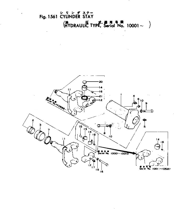 Схема запчастей Komatsu D80A-12 - ОПОРА ЦИЛИНДРА РАБОЧЕЕ ОБОРУДОВАНИЕ И ITS СИСТЕМА УПРАВЛЕНИЯ