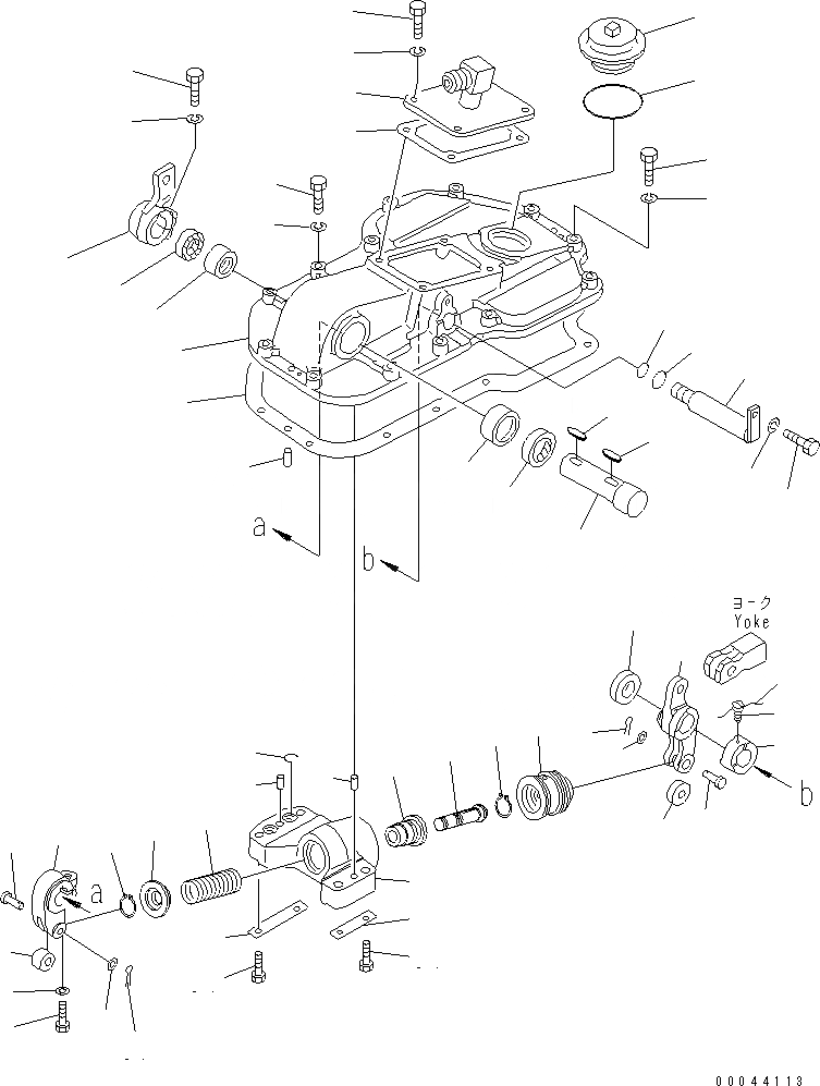 Схема запчастей Komatsu D85A-21B - РУЛЕВ. УПРАВЛЕНИЕ КОРПУС CAVER И УСИЛИТЕЛЬ ТОРМОЗА (ЛЕВ.)(№78-) ГТР CONVERTOR¤ ТРАНСМИССИЯ¤ РУЛЕВ. УПРАВЛЕНИЕ И КОНЕЧНАЯ ПЕРЕДАЧА