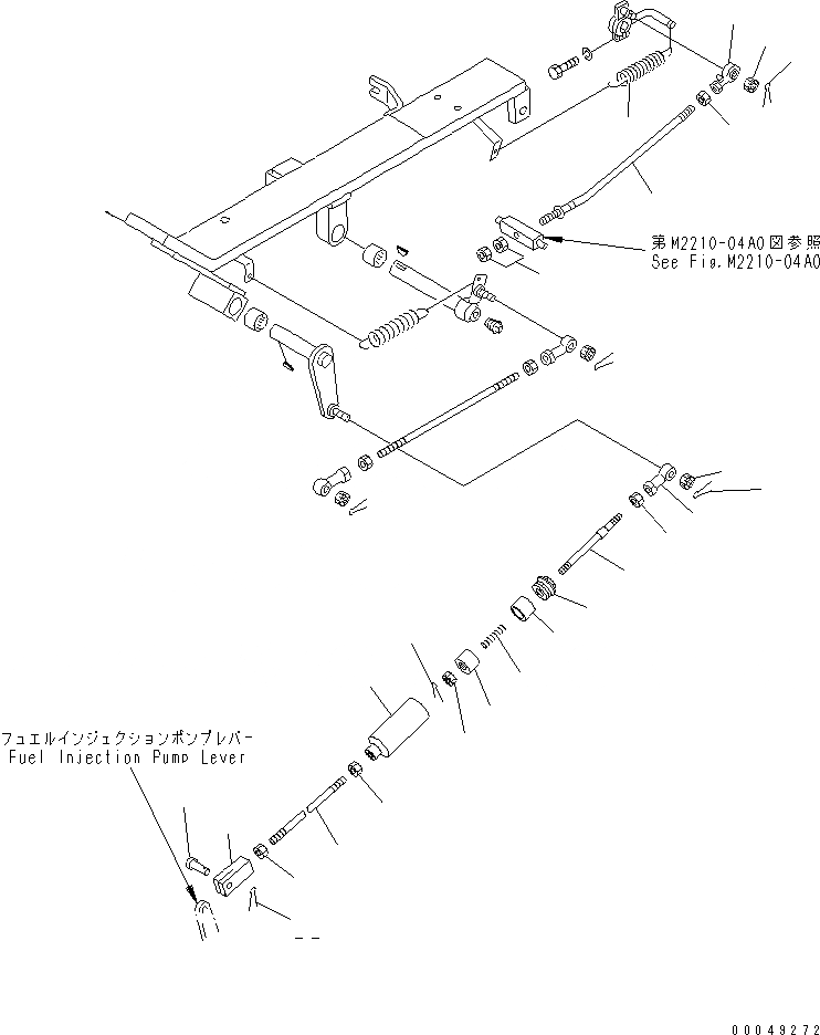 Схема запчастей Komatsu D85A-21B - ПАРКОВОЧН. СОЕД-Е(№78-) КАБИНА ОПЕРАТОРА И СИСТЕМА УПРАВЛЕНИЯ
