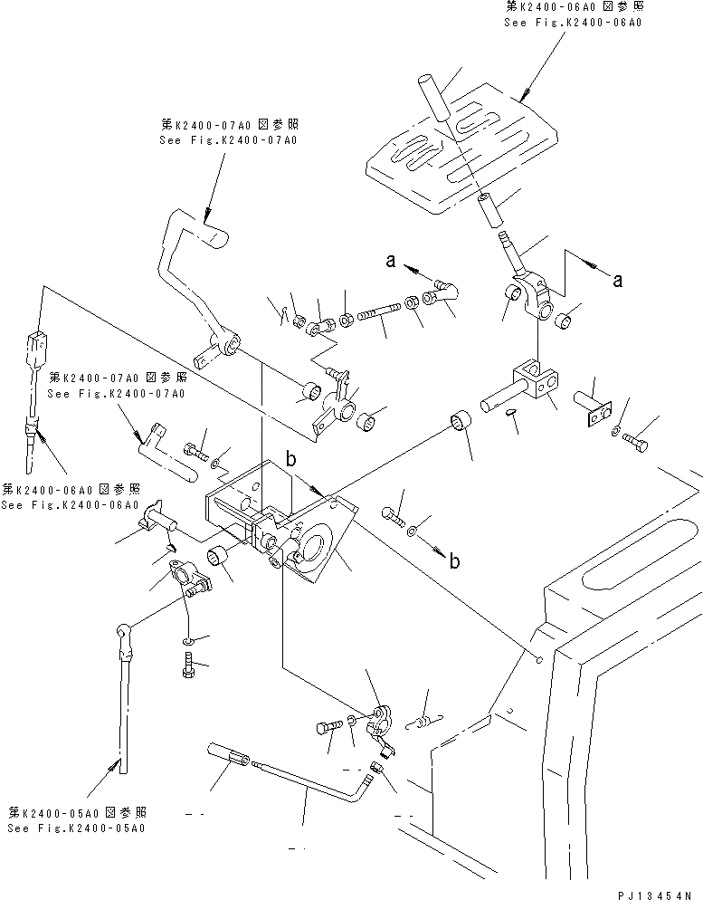 Схема запчастей Komatsu D85A-21B - РЫЧАГ УПРАВЛ-Я ТРАНСМИССИЕЙ(№7-78) КАБИНА ОПЕРАТОРА И СИСТЕМА УПРАВЛЕНИЯ