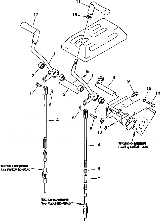 Схема запчастей Komatsu D85A-21B - РЫЧАГ УПРАВЛЕНИЯ ПОВОРОТОМ(№7-78) КАБИНА ОПЕРАТОРА И СИСТЕМА УПРАВЛЕНИЯ