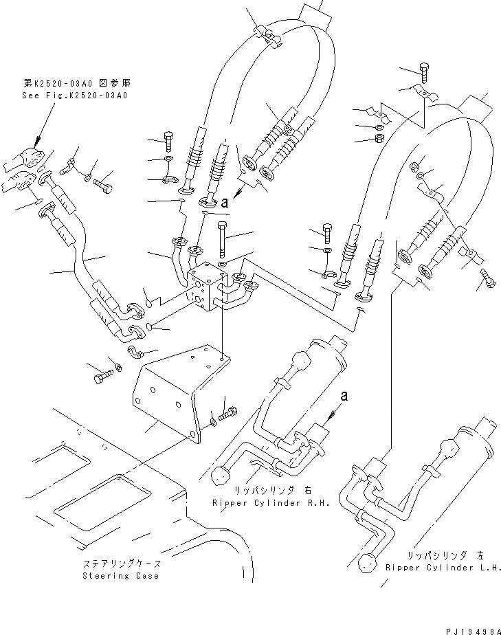 Схема запчастей Komatsu D85A-21B - ЦИЛИНДР РЫХЛИТЕЛЯ ТРУБЫ (ДЛЯ ШЛАКОВОЕ. ПР-ВО)(№7-78) РАБОЧЕЕ ОБОРУДОВАНИЕ