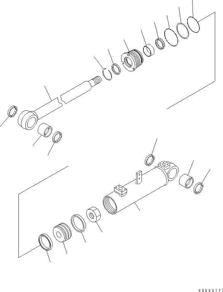 Схема запчастей Komatsu D85A-21B - ОТВАЛ TОБОД КОЛЕСАMING ЦИЛИНДР (ДЛЯ KOREA) ( DEGREE PITCH)(№77-) ОСНОВН. КОМПОНЕНТЫ И РЕМКОМПЛЕКТЫ