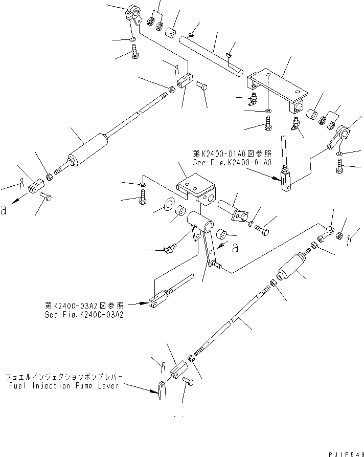 Схема запчастей Komatsu D85A-21-E - МЕХАНИЗМ УПРАВЛ-Я ПОДАЧЕЙ ТОПЛИВА (СПЕЦИФ-Я С ЗАЩИТОЙ ОТ СОЛИДЛЯ TOKUYAMA)(№7-) КАБИНА ОПЕРАТОРА И СИСТЕМА УПРАВЛЕНИЯ