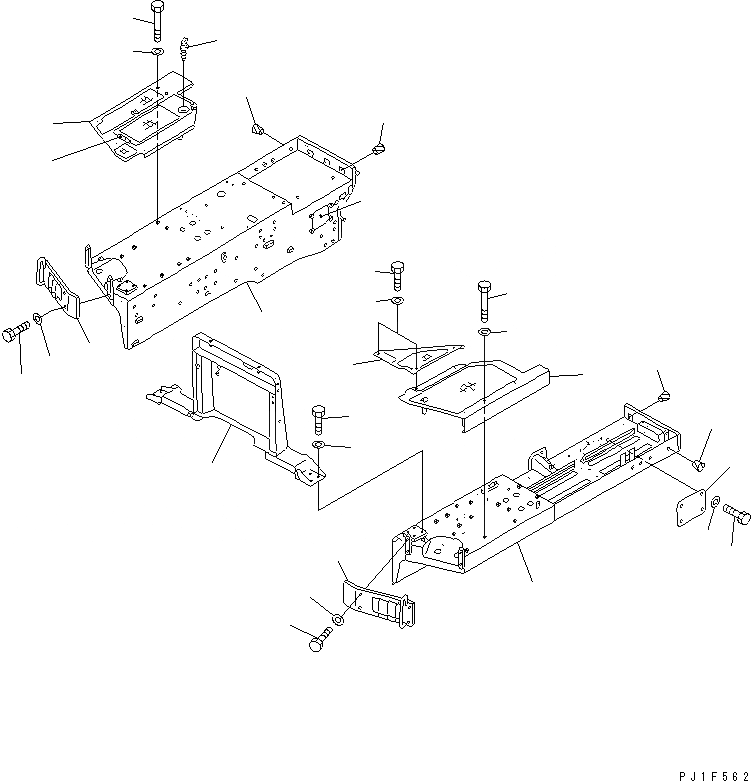 Схема запчастей Komatsu D85A-21-E - КРЫЛО (СПЕЦИФ-Я С ЗАЩИТОЙ ОТ СОЛИДЛЯ TOKUYAMA)(№7-) ЧАСТИ КОРПУСА