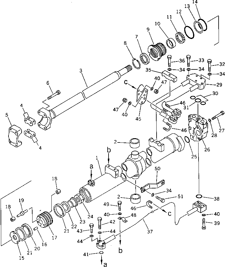 Схема запчастей Komatsu D85A-21 - ЦИЛИНДР ПОДЪЕМА ОТВАЛА (/)(№-) УПРАВЛ-Е РАБОЧИМ ОБОРУДОВАНИЕМ