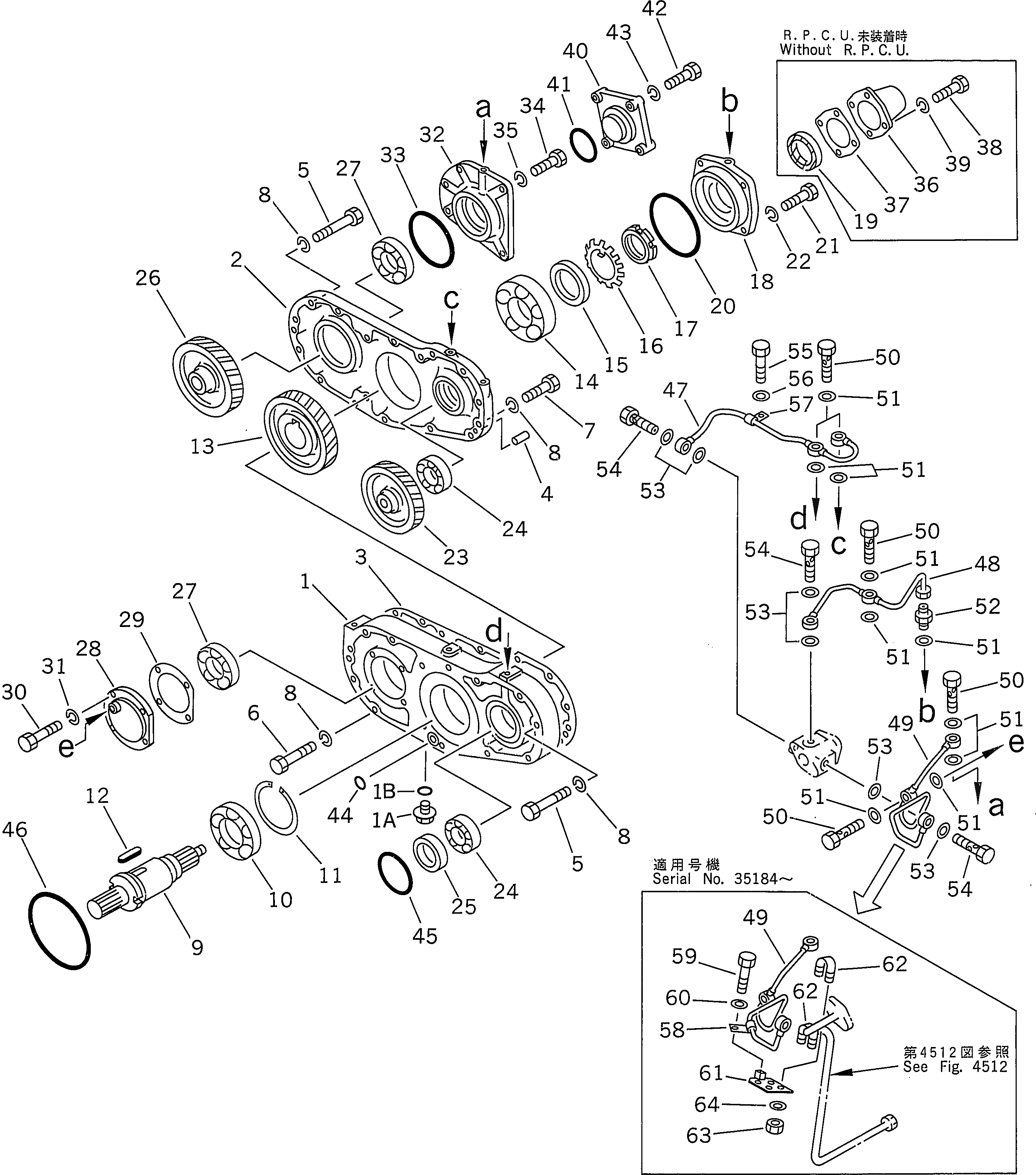 Схема запчастей Komatsu D85A-21A - МЕХ-М ОТБОРА МОЩНОСТИ(№-) КОМПОНЕНТЫ ДВИГАТЕЛЯ И ЭЛЕКТРИКА
