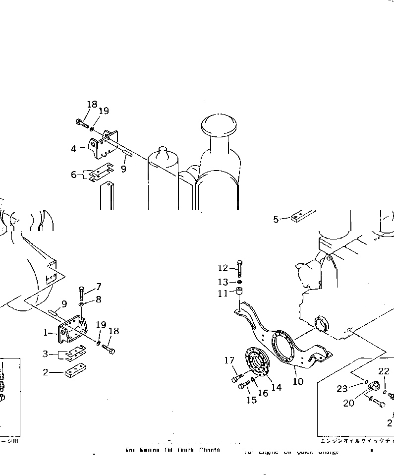 Схема запчастей Komatsu D85A-21B - ДВИГАТЕЛЬ NOUNT(№-) КОМПОНЕНТЫ ДВИГАТЕЛЯ И ЭЛЕКТРИКА