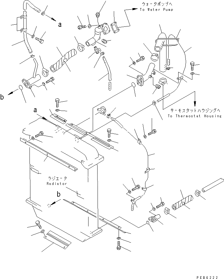 Схема запчастей Komatsu D85A-21B - СИСТЕМА ТРУБ РАДИАТОРА И WIND ГИДРОМОЛОТ (ДЛЯ ШЛАКОВОЕ. ПР-ВО)(№-) КОМПОНЕНТЫ ДВИГАТЕЛЯ И ЭЛЕКТРИКА