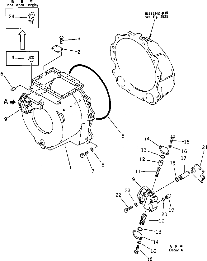 Схема запчастей Komatsu D85A-21B - ТРАНСМИССИЯ¤ КОРПУС (/)(№-) ГТР CONVERTOR¤ ТРАНСМИССИЯ¤ РУЛЕВ. УПРАВЛЕНИЕ И КОНЕЧНАЯ ПЕРЕДАЧА