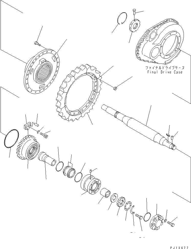 Схема запчастей Komatsu D85A-21B - ЗВЕЗДОЧКА И ВАЛ(№-) ГТР CONVERTOR¤ ТРАНСМИССИЯ¤ РУЛЕВ. УПРАВЛЕНИЕ И КОНЕЧНАЯ ПЕРЕДАЧА