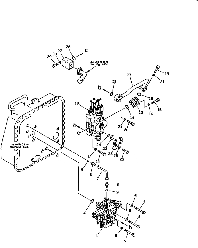 Схема запчастей Komatsu D85A-21B - РАБОЧЕЕ ОБОРУДОВАНИЕ КЛАПАН КРЕПЛЕНИЕ (С РЫХЛИТЕЛЕМ)(№-) УПРАВЛ-Е РАБОЧИМ ОБОРУДОВАНИЕМ