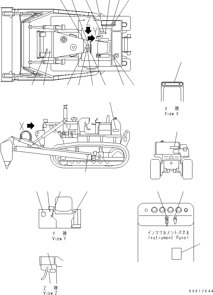 Схема запчастей Komatsu D85A-21B - МАРКИРОВКА (АНГЛ.¤TОБОД КОЛЕСАMING)(№-) МАРКИРОВКА¤ ИНСТРУМЕНТ И РЕМКОМПЛЕКТЫ