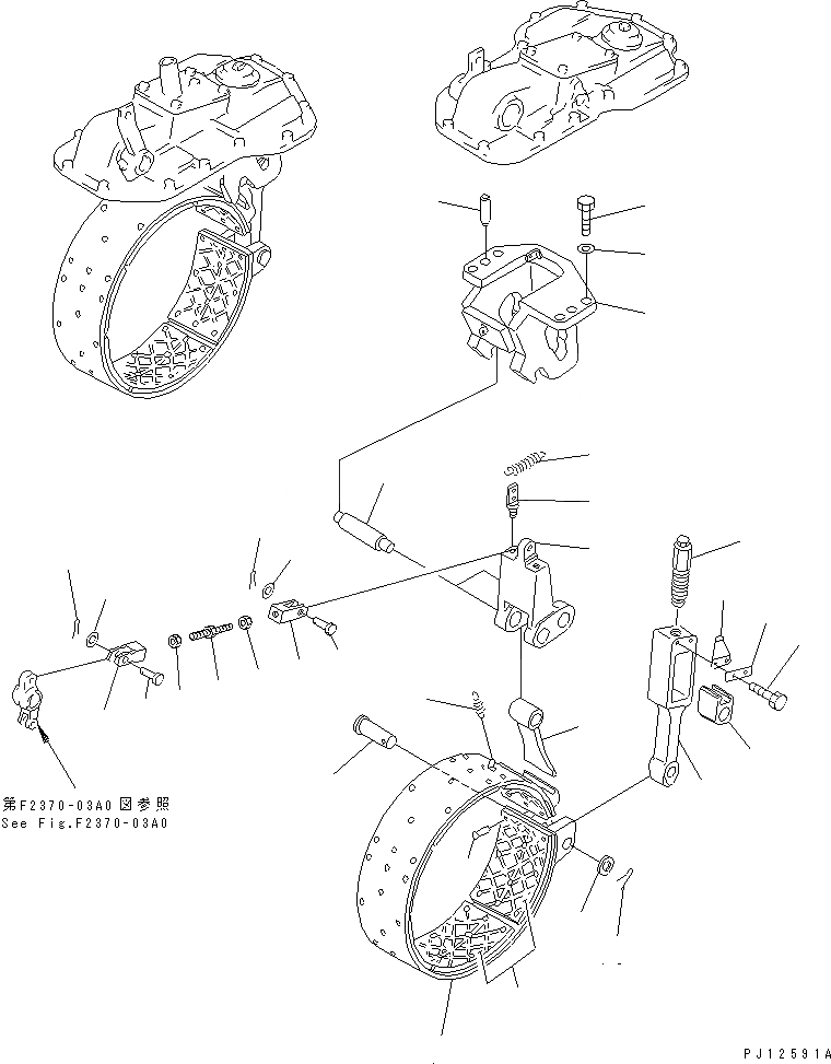 Схема запчастей Komatsu D85A-21B-ER - ТОРМОЗНАЯ ЛЕНТА И МЕХАНИЗМ ГТР CONVERTOR¤ ТРАНСМИССИЯ¤ РУЛЕВ. УПРАВЛЕНИЕ И КОНЕЧНАЯ ПЕРЕДАЧА