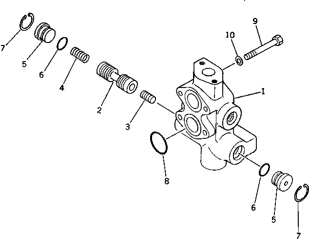 Схема запчастей Komatsu D85A-21B-ER - ОСНОВН. РАЗГРУЗ. КЛАПАН ГТР CONVERTOR¤ ТРАНСМИССИЯ¤ РУЛЕВ. УПРАВЛЕНИЕ И КОНЕЧНАЯ ПЕРЕДАЧА