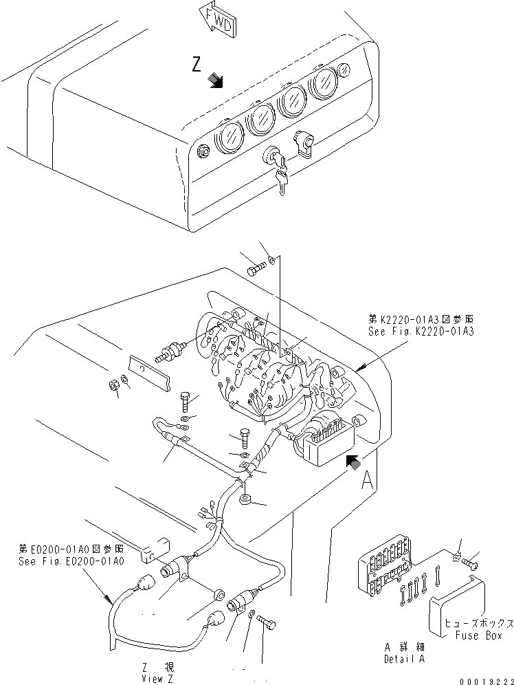 Схема запчастей Komatsu D85A-21B-ER - ПАНЕЛЬ ПРИБОРОВ (/) (TОБОД КОЛЕСАMING)(№78-) КАБИНА ОПЕРАТОРА И СИСТЕМА УПРАВЛЕНИЯ