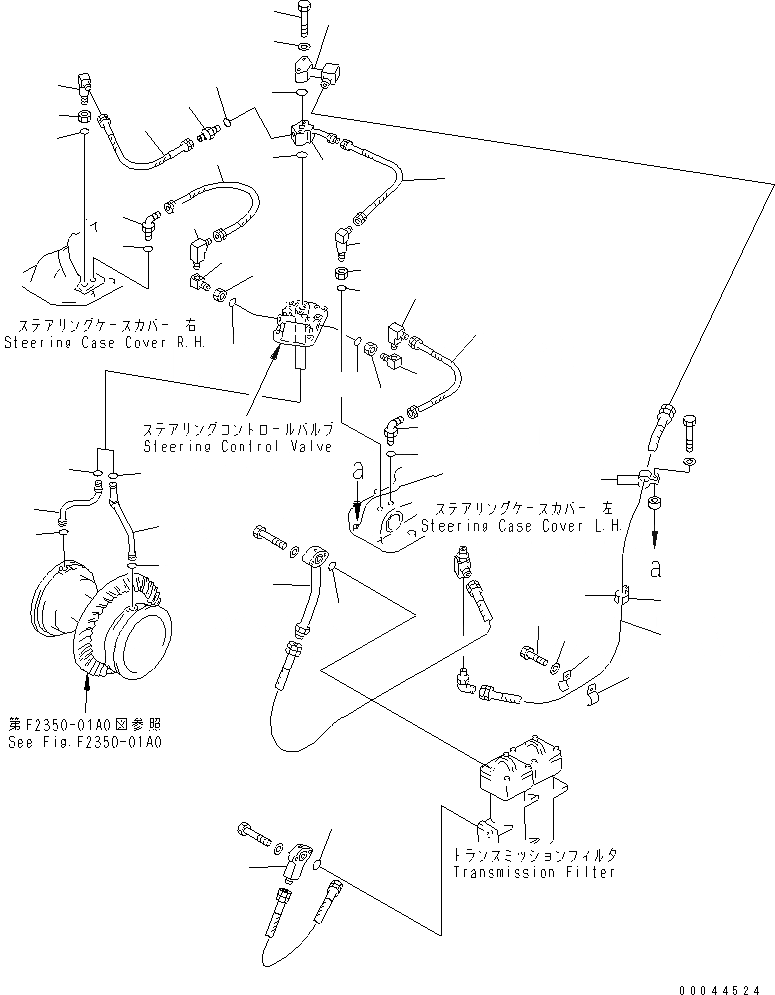 Схема запчастей Komatsu D85A-21 - ГИДРАВЛИКА РУЛ. УПРАВЛЕНИЯ (/)(№78-) ГТР CONVERTOR¤ ТРАНСМИССИЯ¤ РУЛЕВ. УПРАВЛЕНИЕ И КОНЕЧНАЯ ПЕРЕДАЧА