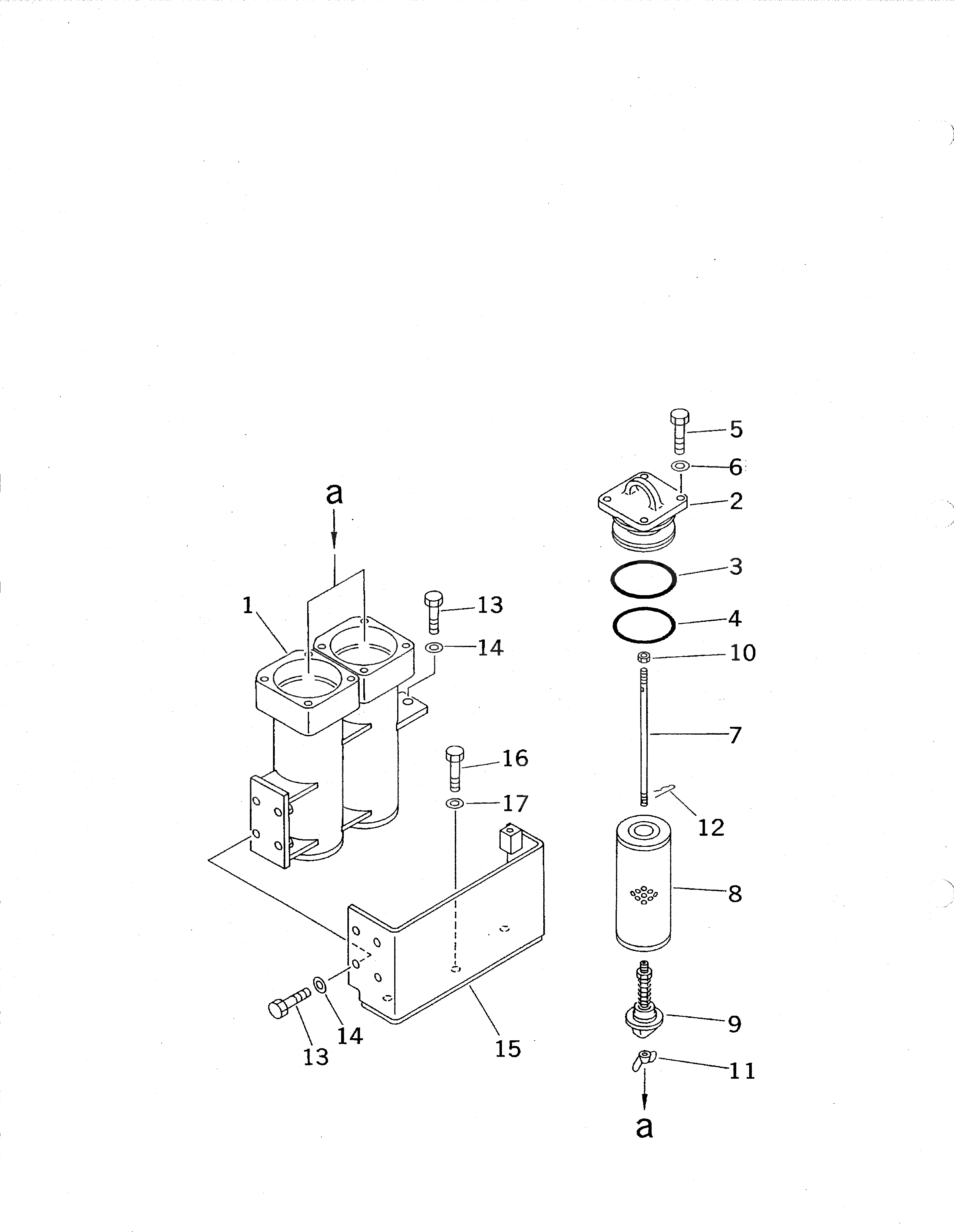Схема запчастей Komatsu D85A-21 - МАСЛЯНЫЙ ФИЛЬТР ТРАНСМИССИИ ГТР CONVERTOR¤ ТРАНСМИССИЯ¤ РУЛЕВ. УПРАВЛЕНИЕ И КОНЕЧНАЯ ПЕРЕДАЧА