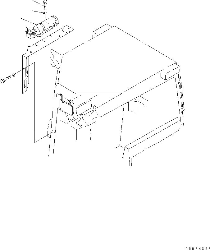 Схема запчастей Komatsu D85A-21 - ОГНЕТУШИТЕЛЬ (ДЛЯ RUUSIAN) КАБИНА ОПЕРАТОРА И СИСТЕМА УПРАВЛЕНИЯ