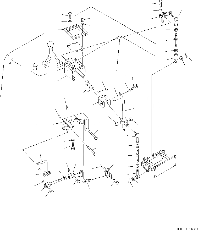 Схема запчастей Komatsu D85A-21 - ТЯГОВ. ЛЕБЕДКА МЕХ-М УПРАВЛ-Я КАБИНА ОПЕРАТОРА И СИСТЕМА УПРАВЛЕНИЯ