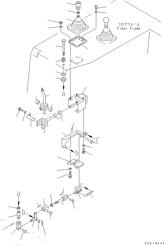 Схема запчастей Komatsu D85A-21 - ОТВАЛ С ИЗМ. УГЛОМ ПОВОРОТА РЫЧАГ УПРАВЛ-Я(№-7) КАБИНА ОПЕРАТОРА И СИСТЕМА УПРАВЛЕНИЯ