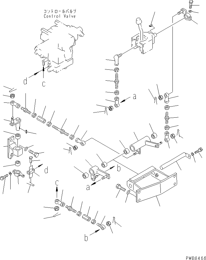 Схема запчастей Komatsu D85A-21 - ОТВАЛ МЕХ-М УПРАВЛ-Я(№-7) КАБИНА ОПЕРАТОРА И СИСТЕМА УПРАВЛЕНИЯ