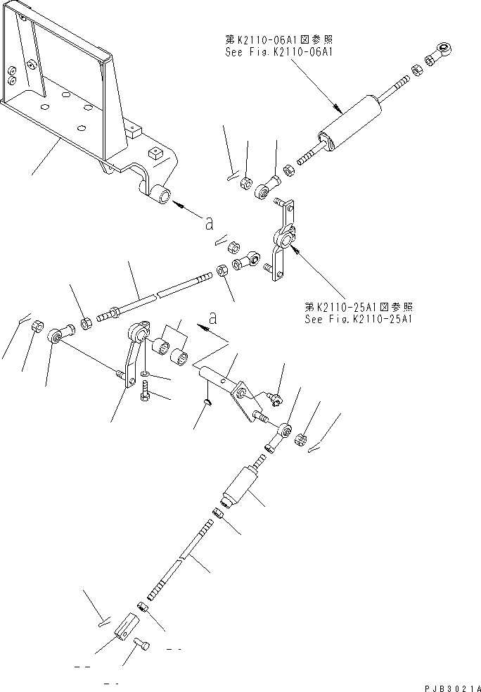 Схема запчастей Komatsu D85C-21-A - УПРАВЛ-Е ДВИГАТЕЛЕМ РЫЧАГ МЕХАНИЗМ КАБИНА ОПЕРАТОРА И СИСТЕМА УПРАВЛЕНИЯ
