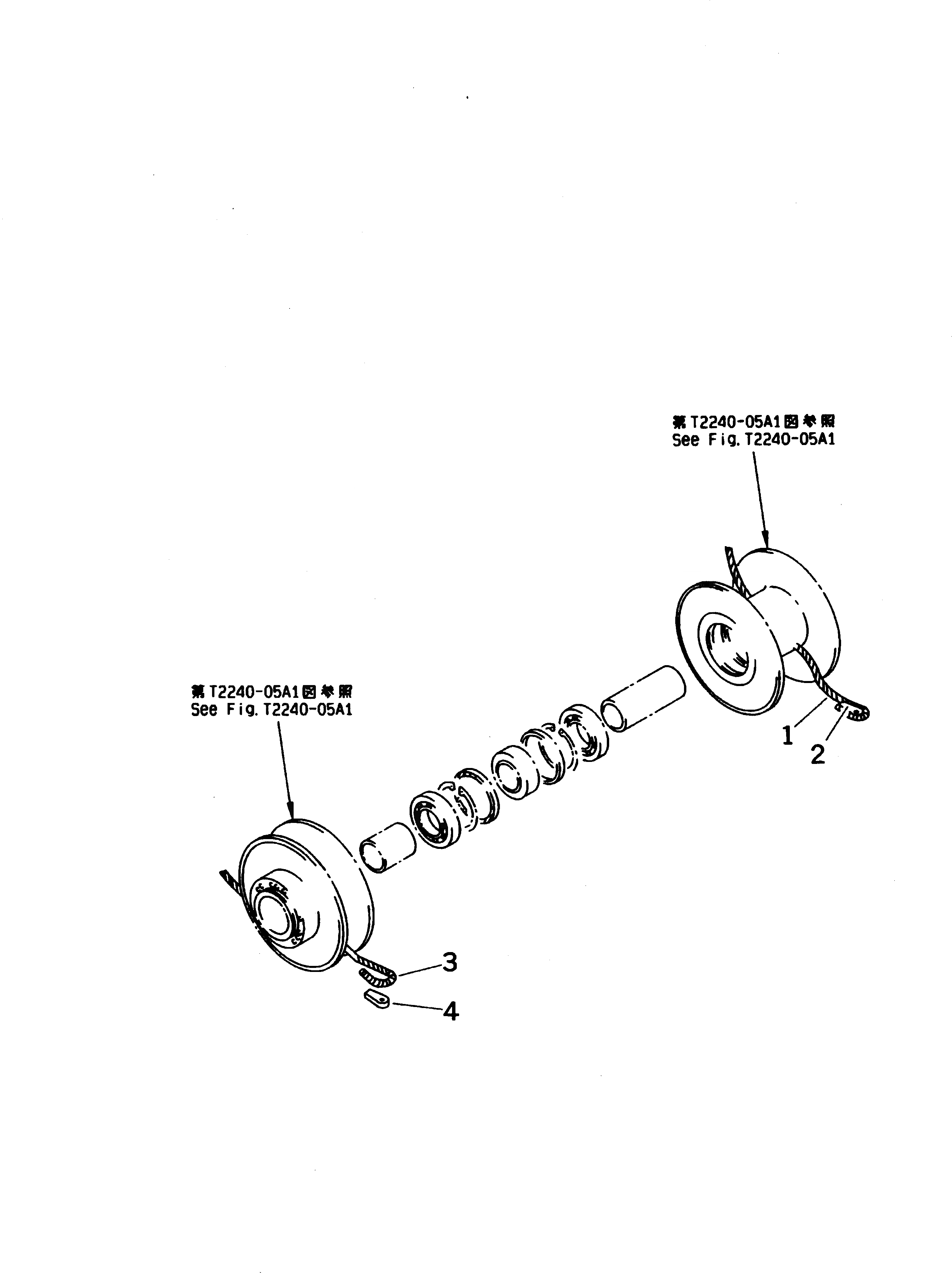 Схема запчастей Komatsu D85C-21-A - ПРОВОЛОЧНЫЙ КАНАТ (.M) РАБОЧЕЕ ОБОРУДОВАНИЕ CONTOROL СИСТЕМА