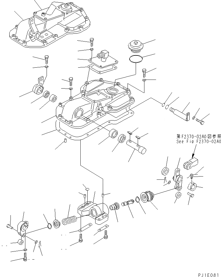 Схема запчастей Komatsu D85C-21 - РУЛЕВ. УПРАВЛЕНИЕ КОРПУС КРЫШКА(БЕЗОПАСН. REGULATION ДЛЯ СНГ)(№79-) СИЛОВАЯ ПЕРЕДАЧА И КОНЕЧНАЯ ПЕРЕДАЧА