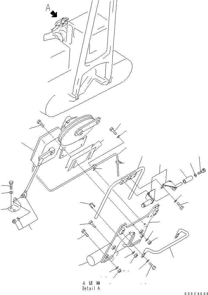 Схема запчастей Komatsu D85C-21 - ОГРАНИЧИТЕЛЬ МОМЕНТА (7.M СТРЕЛА)(№78-) РАБОЧЕЕ ОБОРУДОВАНИЕ CONTOROL СИСТЕМА