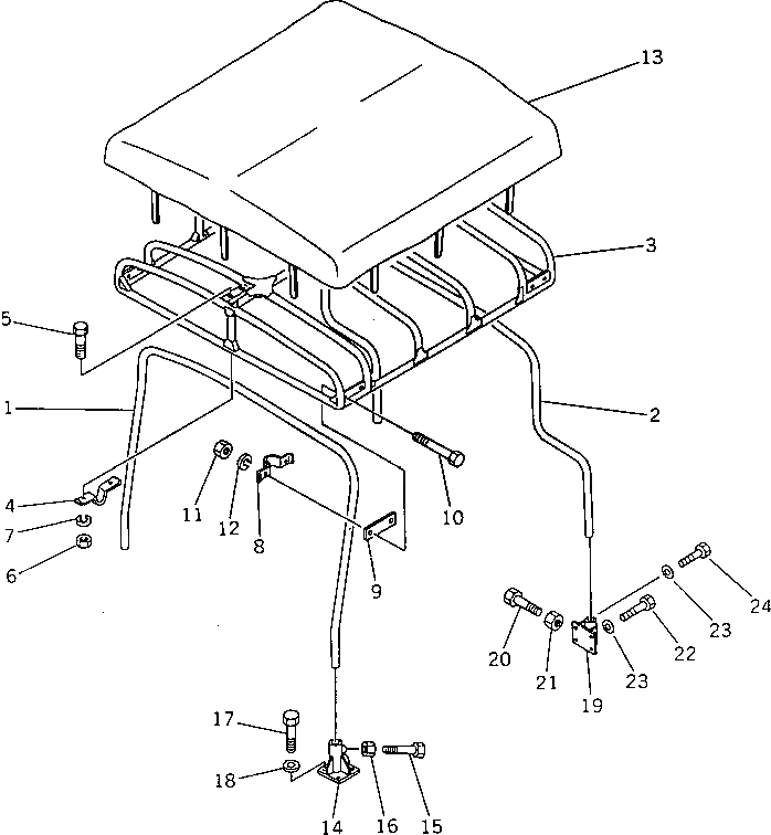 Схема запчастей Komatsu D85E-18 - НАВЕС(№99-) ОПЦИОННЫЕ КОМПОНЕНТЫ