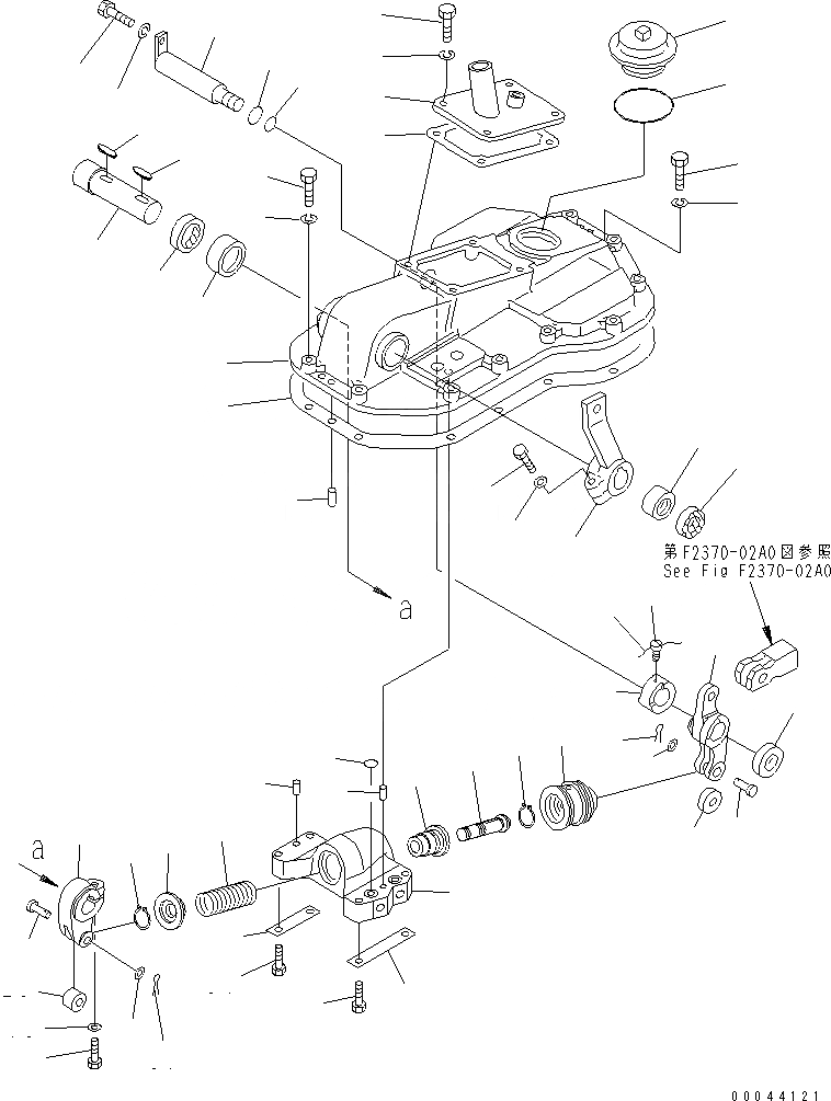 Схема запчастей Komatsu D85E-21 - РУЛЕВ. УПРАВЛЕНИЕ КОРПУС КРЫШКАAND УСИЛИТЕЛЬ ТОРМОЗА (ПРАВ.)(№78-) ГТР CONVERTOR¤ ТРАНСМИССИЯ¤ РУЛЕВ. УПРАВЛЕНИЕ И КОНЕЧНАЯ ПЕРЕДАЧА