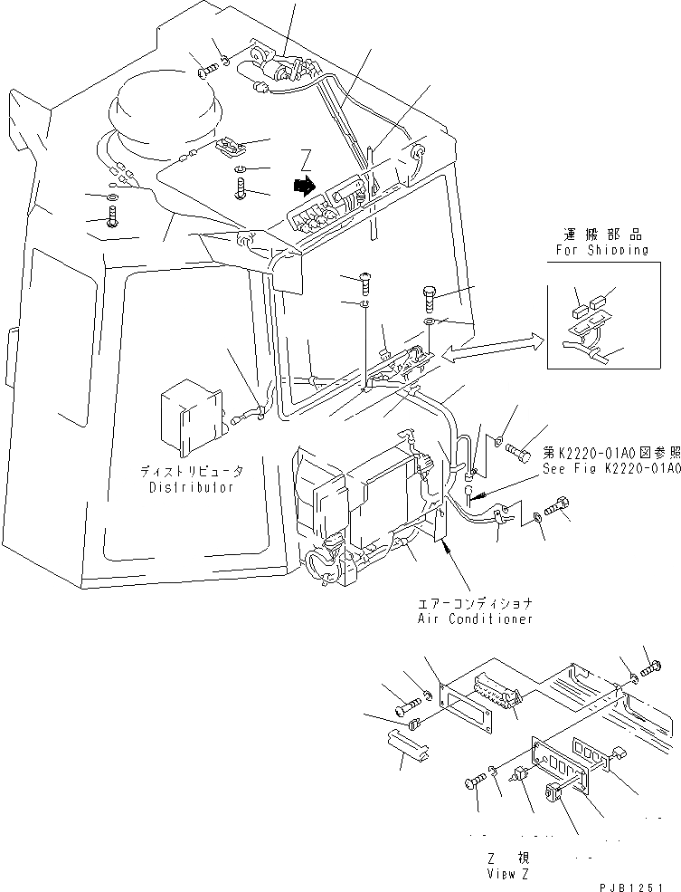 Схема запчастей Komatsu D85E-21 - СТАЛЬНАЯ КАБИНА (ЭЛЕКТРИКА¤ ЗАДН.) (8/9) (МОРОЗОУСТОЙЧИВ. СПЕЦИФИКАЦИЯ.) КАБИНА ОПЕРАТОРА И СИСТЕМА УПРАВЛЕНИЯ