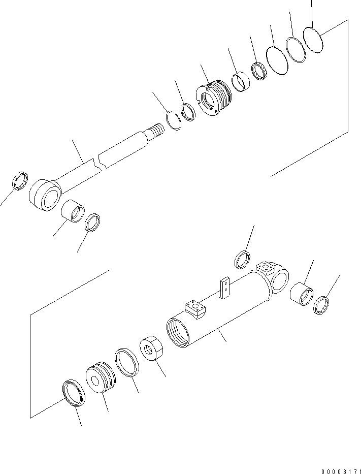 Схема запчастей Komatsu D85E-21 - ОТВАЛ TОБОД КОЛЕСАMING ЦИЛИНДР ( DEGREE PITCH)(№77-) ОСНОВН. КОМПОНЕНТЫ И РЕМКОМПЛЕКТЫ