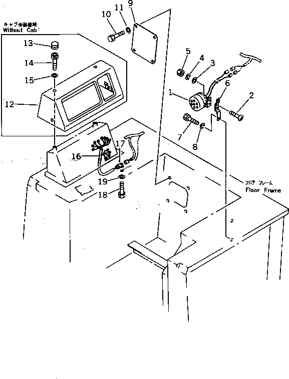 Схема запчастей Komatsu D85E-21 - ПАНЕЛЬ ПРИБОРОВ (/)(№-) КОМПОНЕНТЫ ДВИГАТЕЛЯ И ЭЛЕКТРИКА