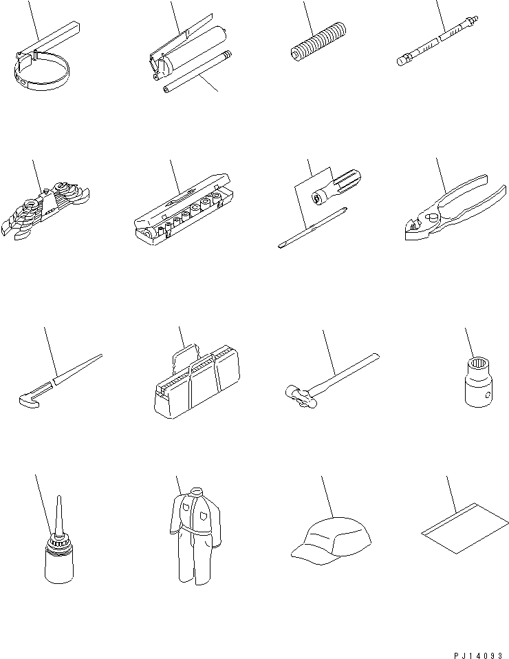 Схема запчастей Komatsu D85E-21 - ИНСТРУМЕНТ (МОРОЗОУСТОЙЧИВ. СПЕЦИФИКАЦИЯ.)(№-) МАРКИРОВКА¤ ИНСТРУМЕНТ И РЕМКОМПЛЕКТЫ