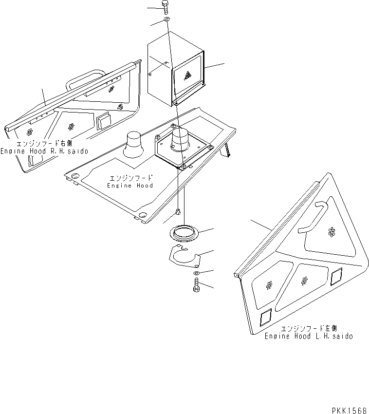 Схема запчастей Komatsu D85E-SS-2A-E - BOOT КРЕПЛЕНИЕ (С ТУРБОНАГНЕТАТЕЛЬ) (С ROPS SWEEP) ЧАСТИ КОРПУСА
