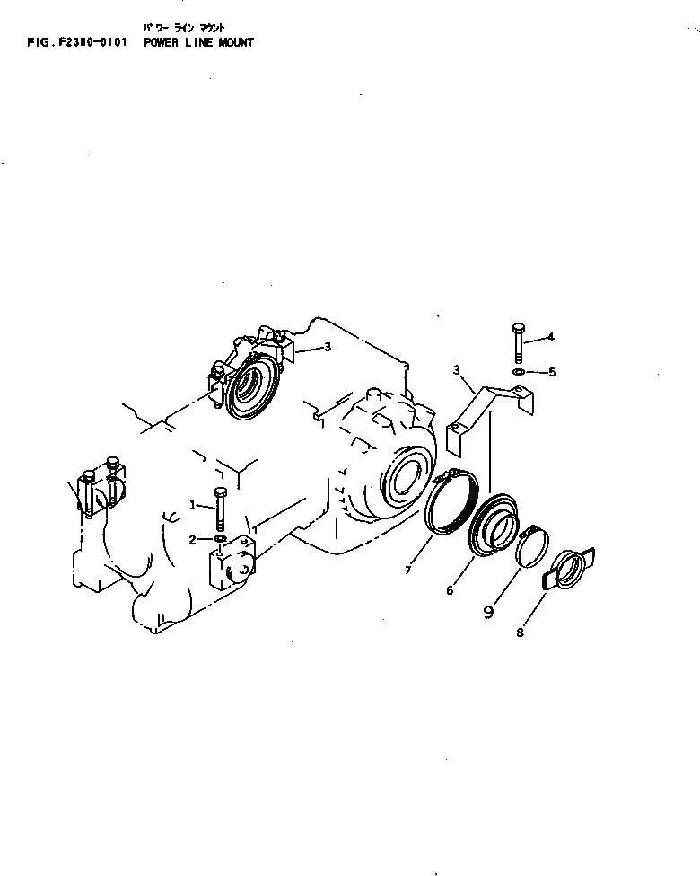 Схема запчастей Komatsu D85E-SS-2-E - СИЛОВАЯ ЛИНИЯ КРЕПЛЕНИЕ(№-) СИЛОВАЯ ПЕРЕДАЧА И КОНЕЧНАЯ ПЕРЕДАЧА