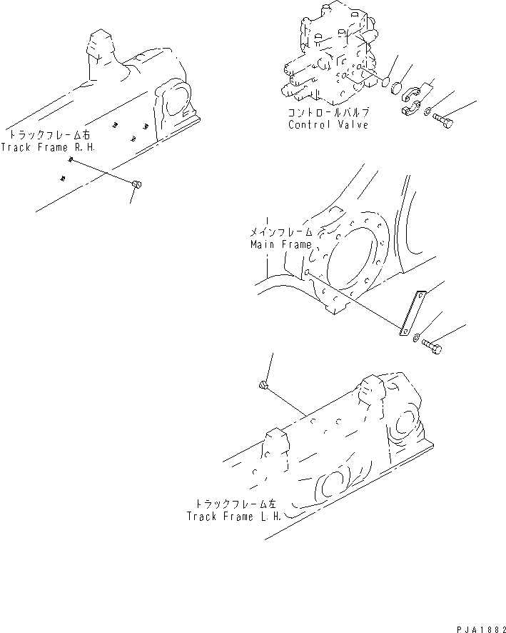 Схема запчастей Komatsu D85E-SS-2 - ANGLE ЗАГЛУШКА(№-) ГИДРАВЛИКА