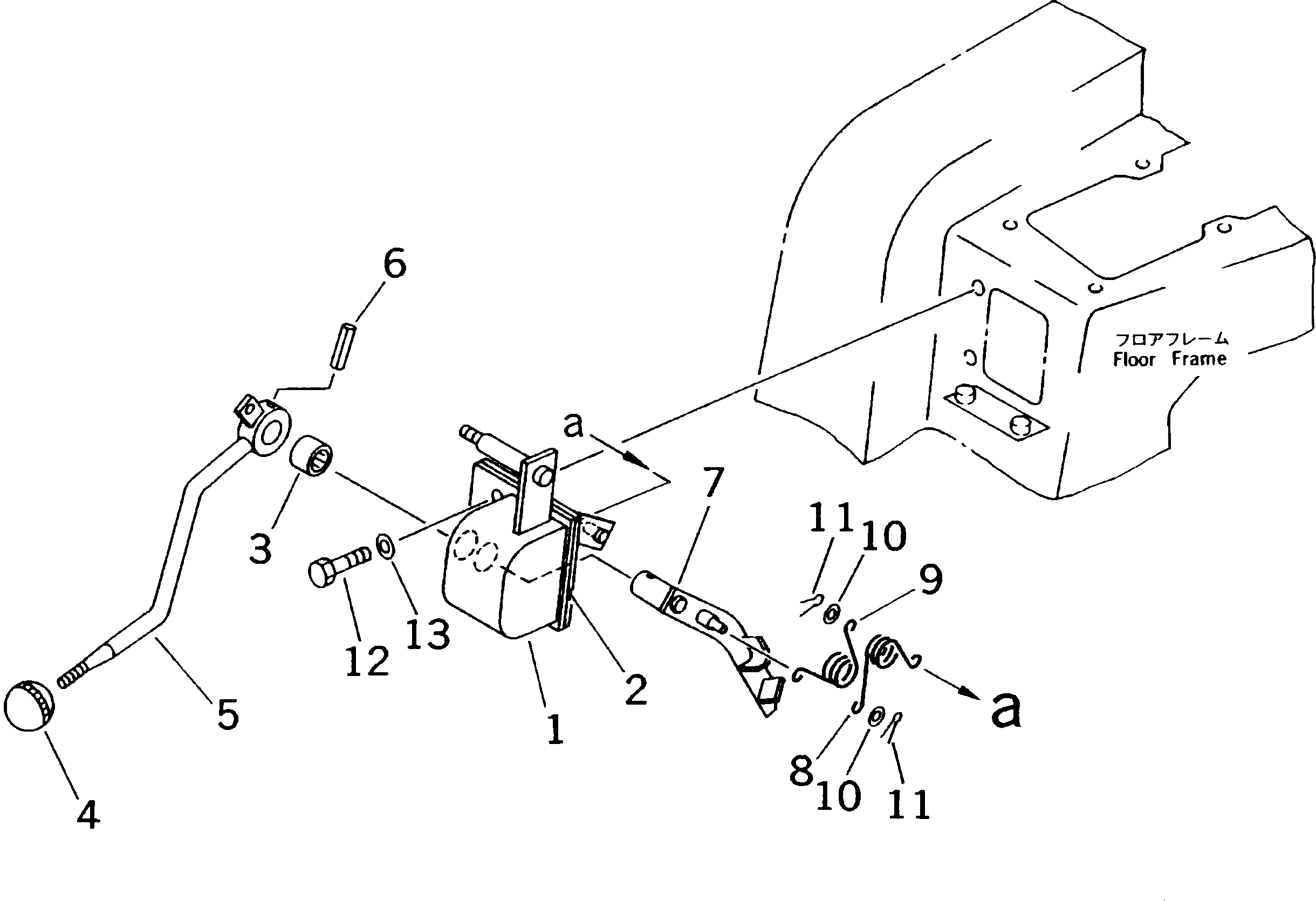 Схема запчастей Komatsu D85E-SS-2 - ОСНОВН. КОНСТРУКЦИЯ (БЛОКИР. ОТВАЛА)(№-) КАБИНА ОПЕРАТОРА И СИСТЕМА УПРАВЛЕНИЯ