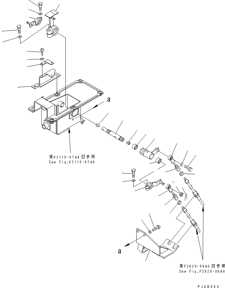 Схема запчастей Komatsu D85ESS-2 - ОСНОВН. КОНСТРУКЦИЯ (SPEED УПРАВЛ-Е) (/)(№-) КАБИНА ОПЕРАТОРА И СИСТЕМА УПРАВЛЕНИЯ