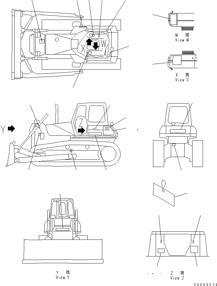 Схема запчастей Komatsu D85ESS-2 - МАРКИРОВКА (РОССИЯ)(№-) МАРКИРОВКА
