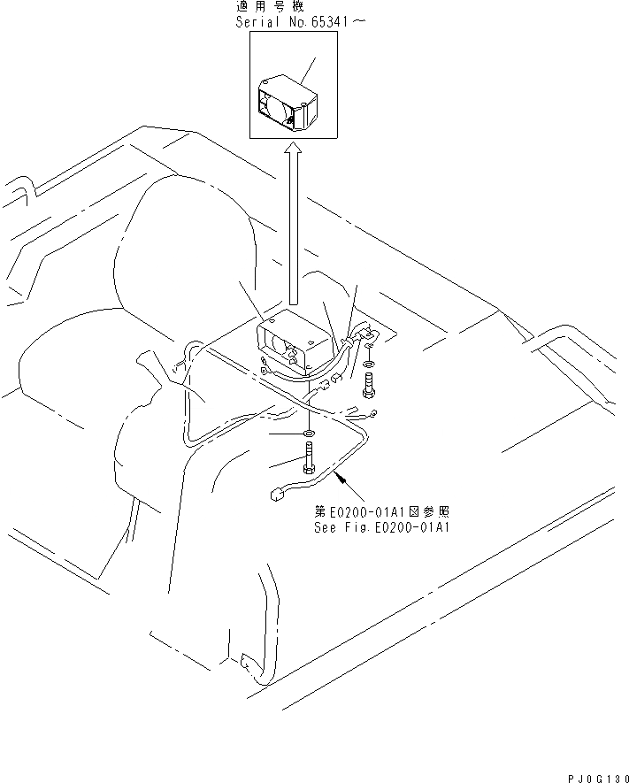 Схема запчастей Komatsu D85ESS-2A - СИГНАЛ. ЗАДНЕГО ХОДА(№-) ЭЛЕКТРИКА