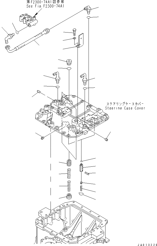 Схема запчастей Komatsu D85ESS-2A - МУФТА И ТОРМОЗ. (РУЛЕВ. УПРАВЛЕНИЕ COVER) (/)(№(9)-) СИЛОВАЯ ПЕРЕДАЧА И КОНЕЧНАЯ ПЕРЕДАЧА