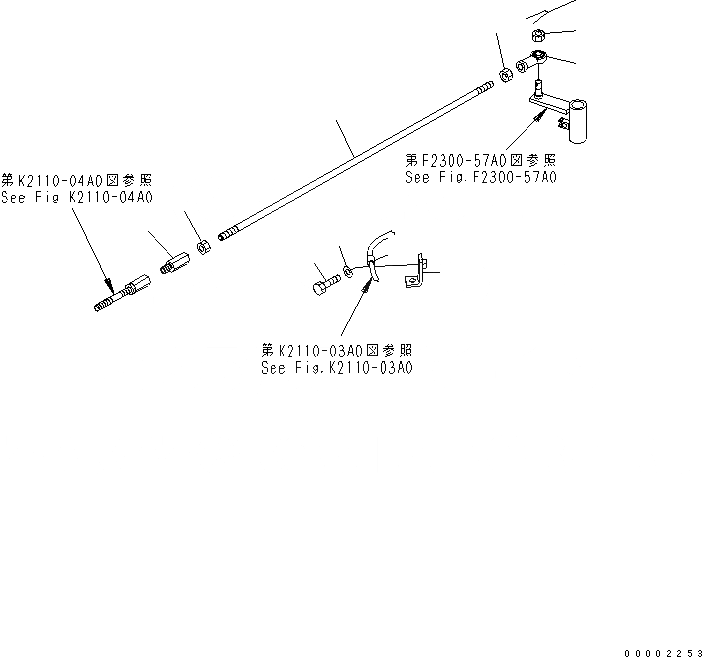 Схема запчастей Komatsu D85EX-15 - ТОРМОЗ. ROD SUB УПРАВЛ-Е СИЛОВАЯ ПЕРЕДАЧА И КОНЕЧНАЯ ПЕРЕДАЧА